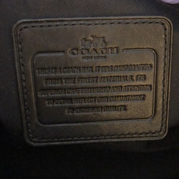 Black leather Coach purse - Picture 7 of 7